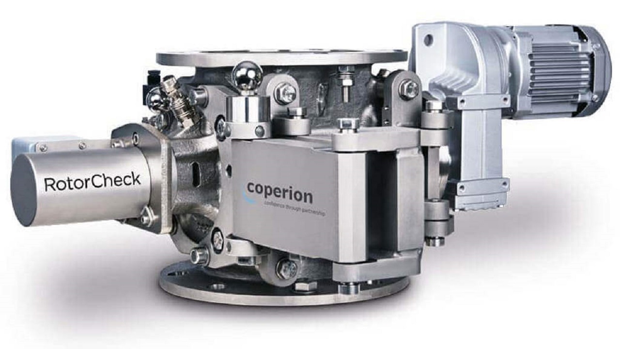 Шлюзовый питатель Coperion RotorCheck_ инновационная система самоконтроля — точность и безопасность пневмотранспорта