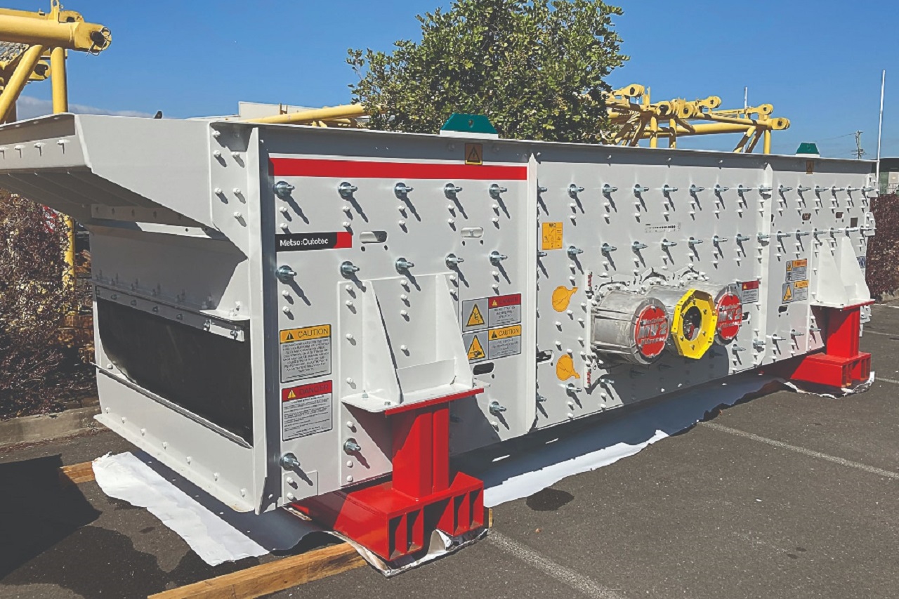 Metso vibrating feeder