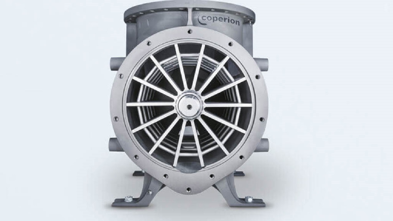 Шлюзовый питатель Coperion_ мощный роторный клапан с лопастным ротором для пневмотранспорта