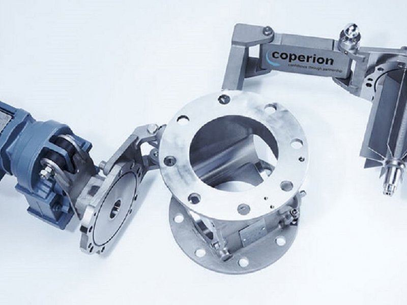 Шлюзовый питатель Coperion_ разборная конструкция для удобного обслуживания и точной подачи