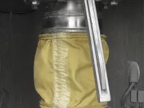 LM4 с Kevlar Cover в производстве кофе Дышащий коннектор LM4 с Kevlar Cover для подключения воздухонагревателя для сушки кофе горячим воздухом.