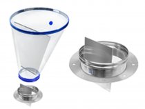 Прозрачный вентилируемый промежуточный бункер BFM® Venting Surge Hopper Connector