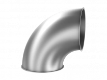 Отвод трубы R = 1 D, 90°