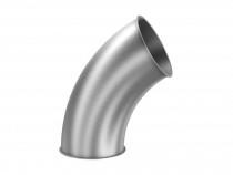 Отвод трубы R = 2 D, 60°