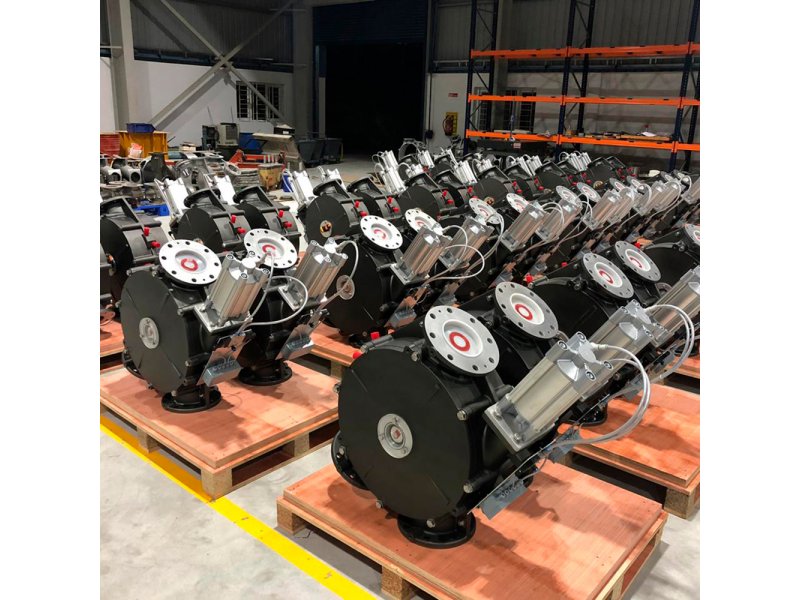 Двухканальный Переключатель потока барабанного типа типа DTD (Drum Type Diverter)